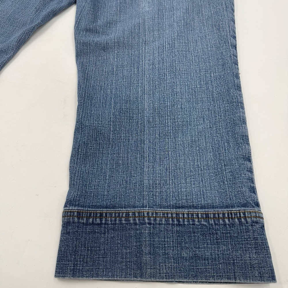 Coldwater Creek Capri Women's size 12 Medium Wash Blue Denim jeans - Picture 12 of 16